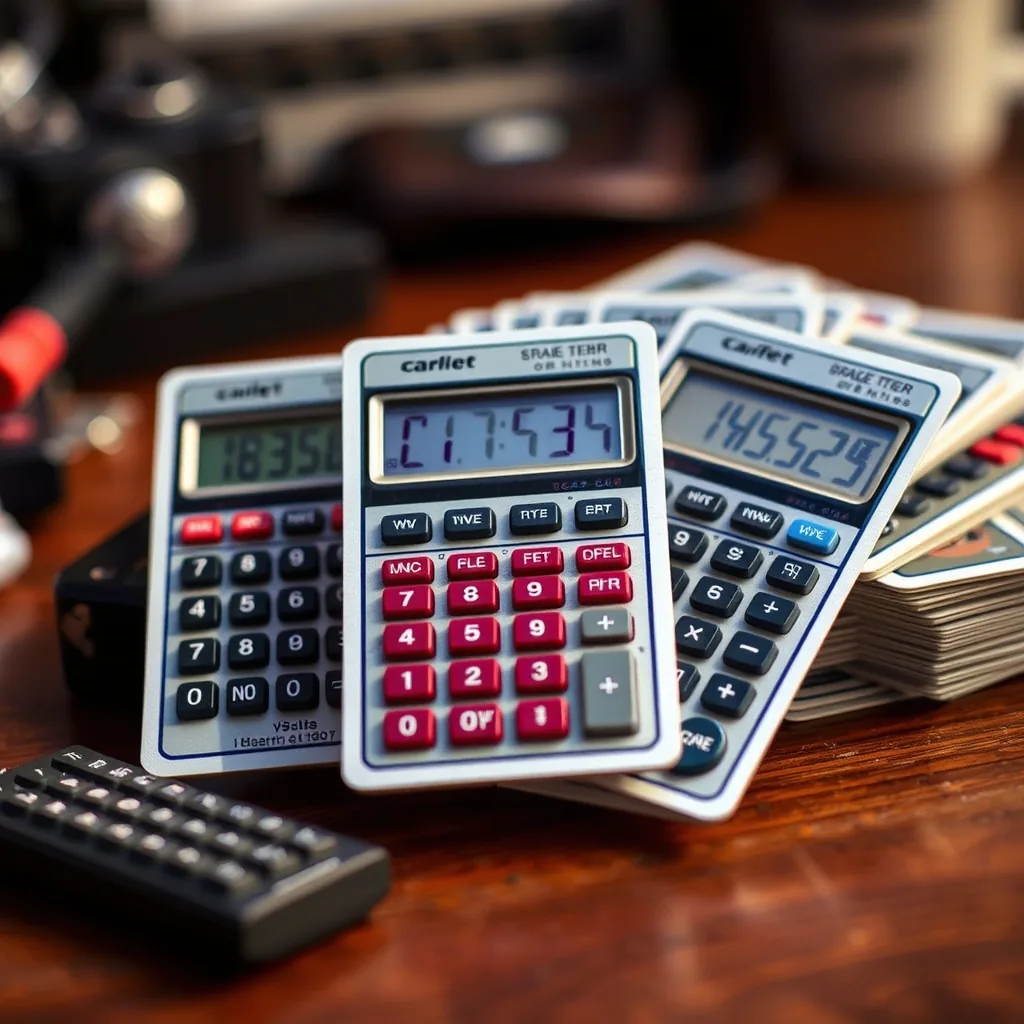 Baseball Cards: calculators and real gear takes.