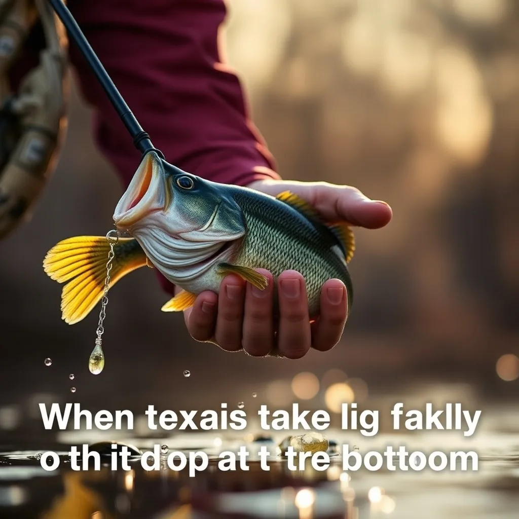 Reading a Texas-Rig Fall — When Bass Take It on the Drop vs at the Bottom