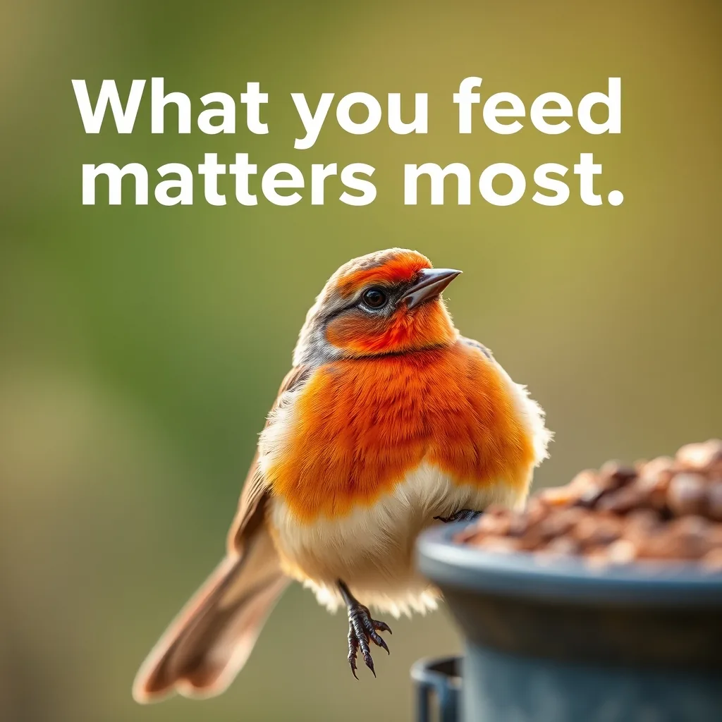What you feed matters most.