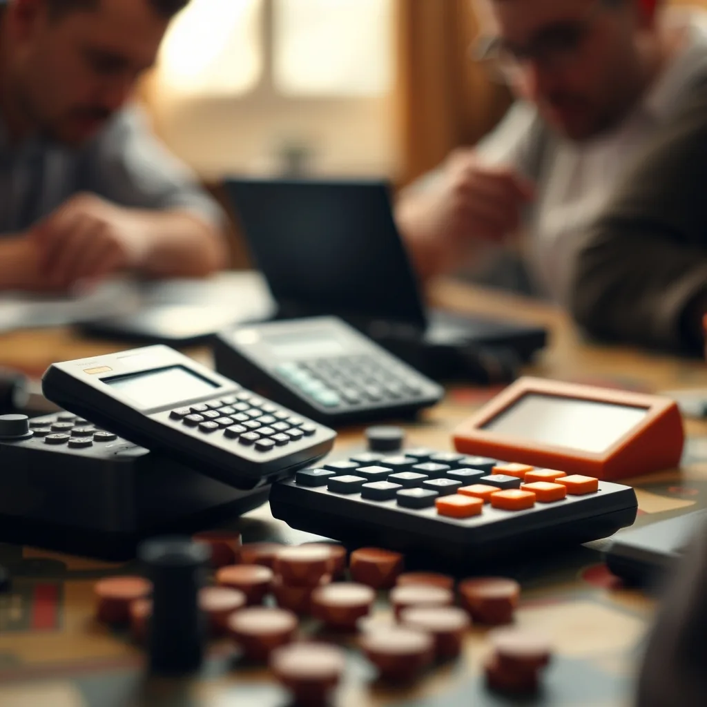 Board Games: calculators and real gear takes.