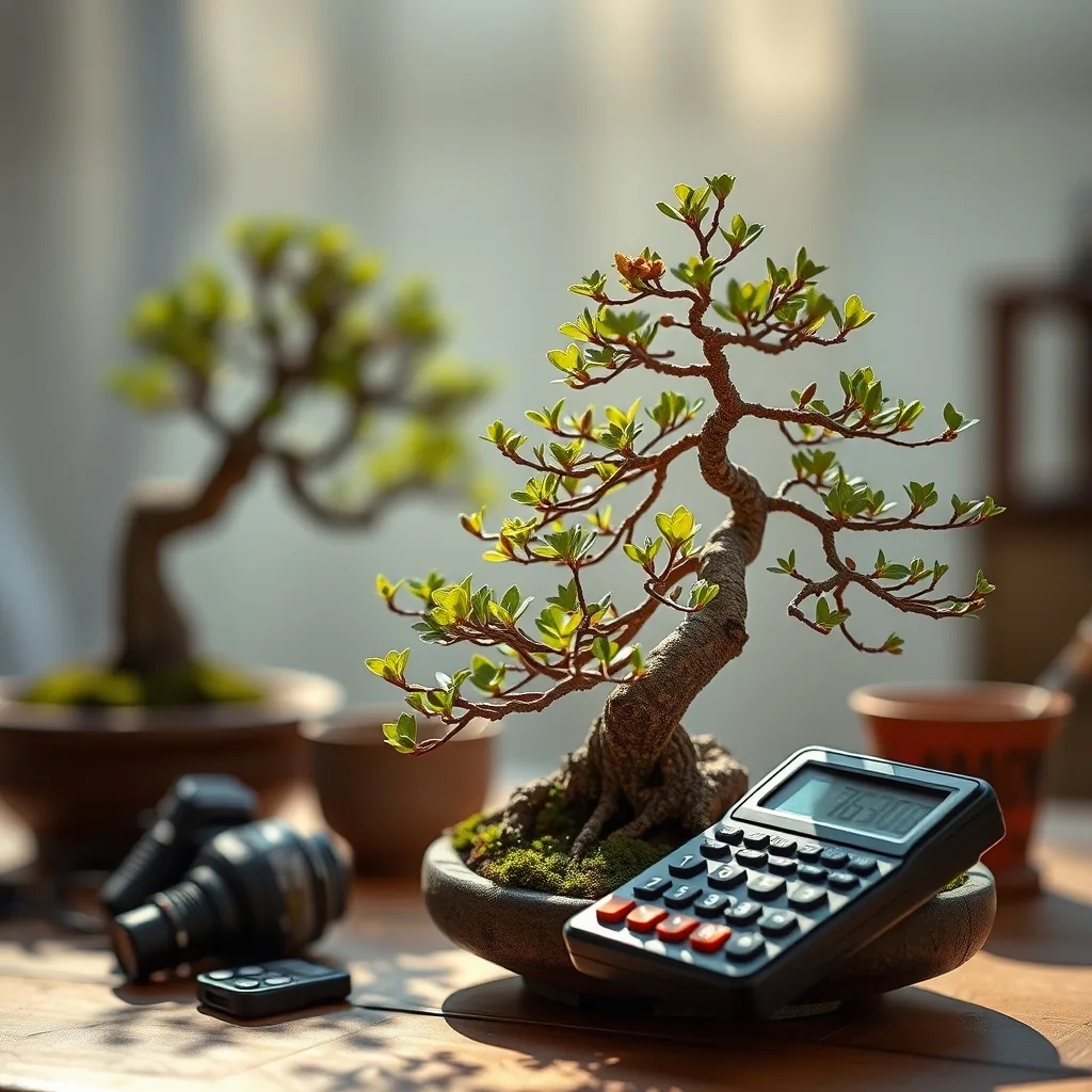 Bonsai: calculators and real gear takes.