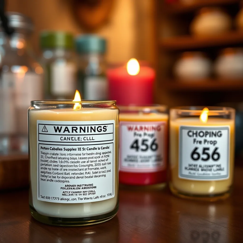 Candle labels, ASTM warnings, and Prop 65: the compliance basics