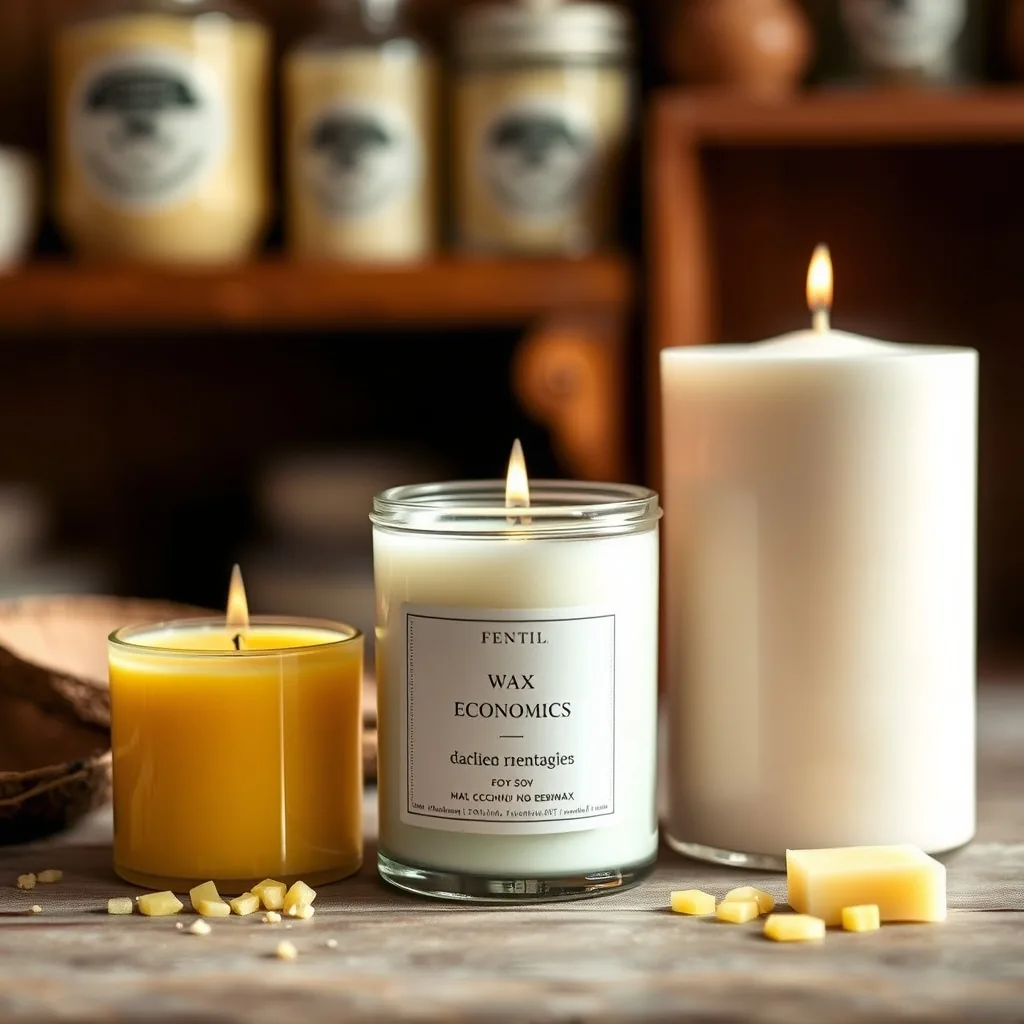 Wax type economics: soy vs paraffin vs coconut vs beeswax