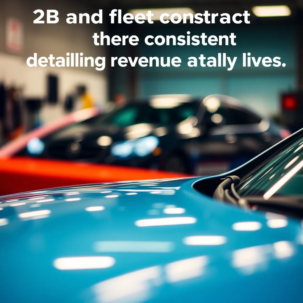 B2B and fleet contracts: where consistent detailing revenue actually lives