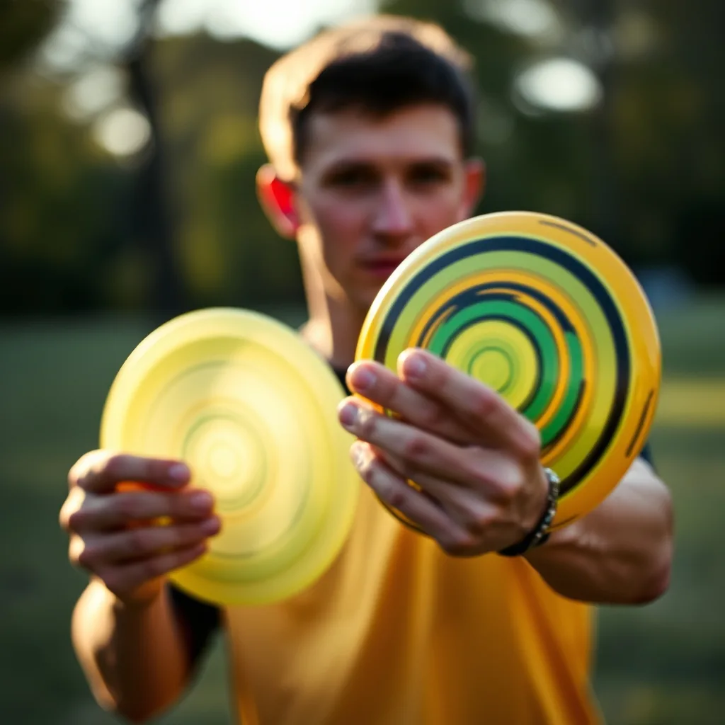 Disc selection, by arm speed.