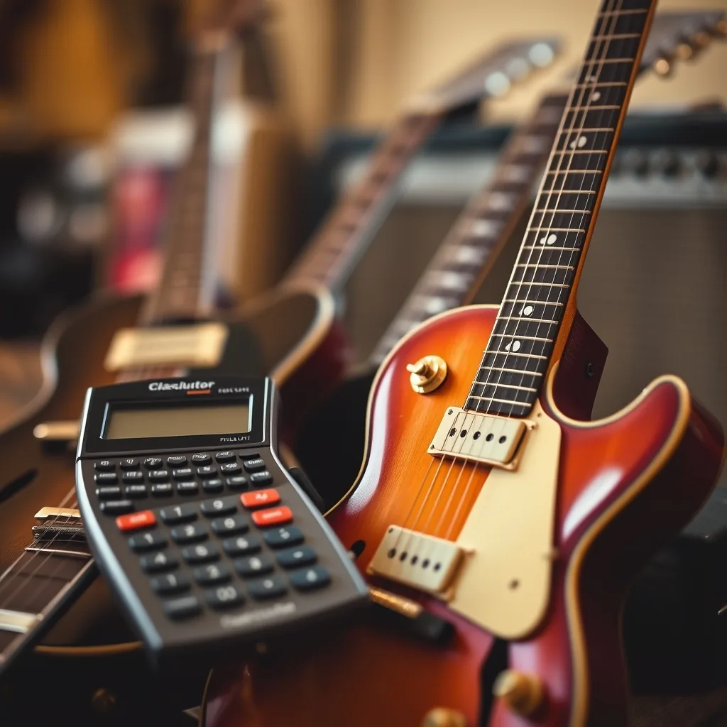 Guitars: calculators and real gear takes.