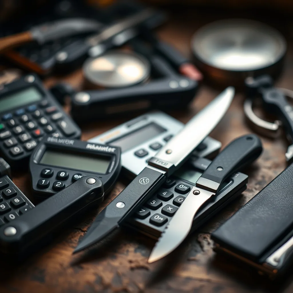 Knife Collecting: calculators and real gear takes.