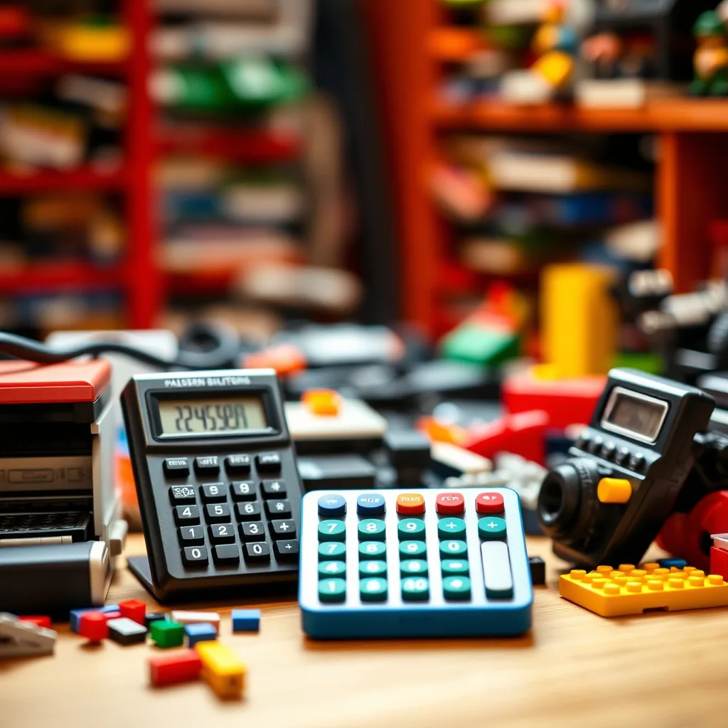 Lego Collecting: calculators and real gear takes.