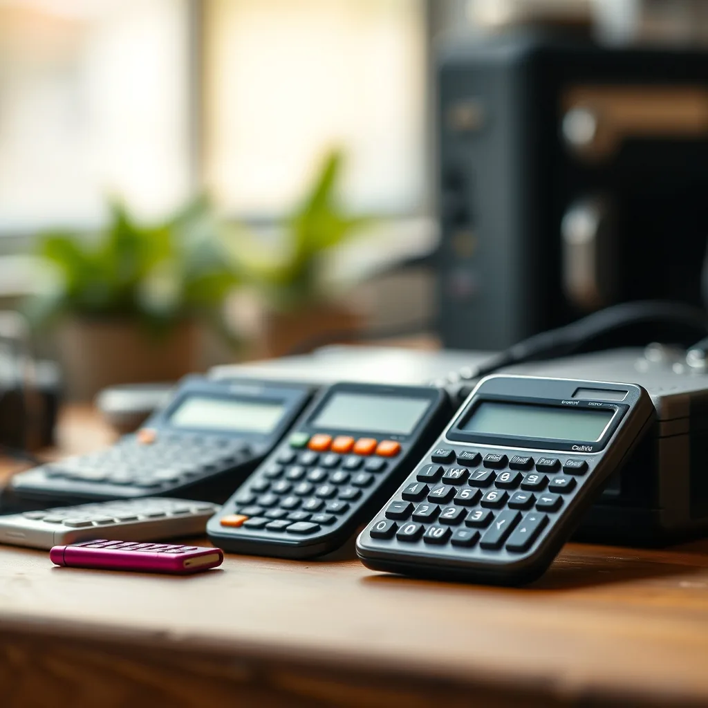 Miniature Painting: calculators and real gear takes.
