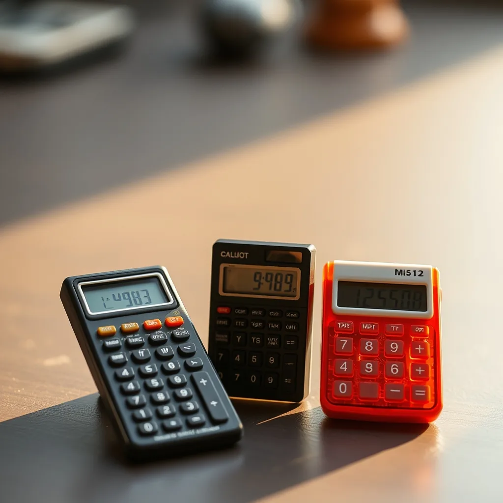Resin Art: calculators and real gear takes.