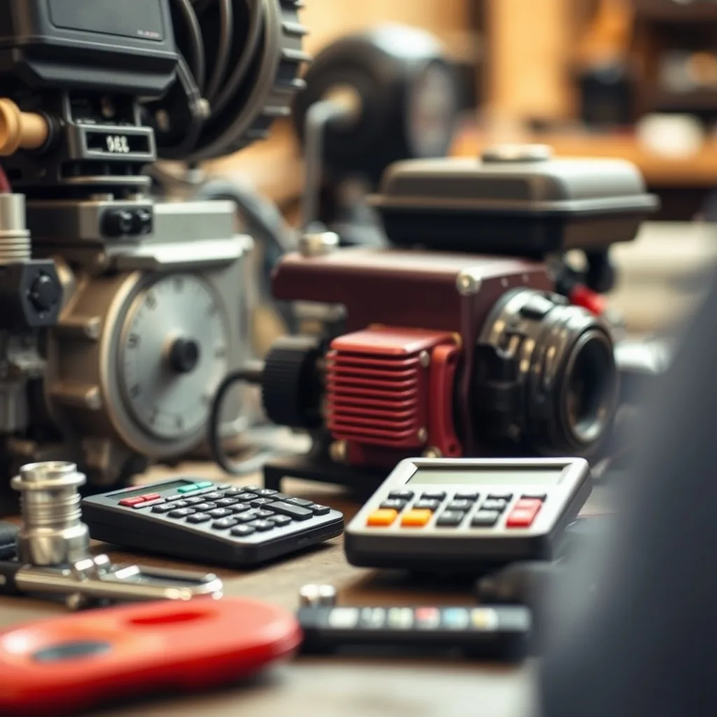 Small Engine Repair: calculators and real gear takes.