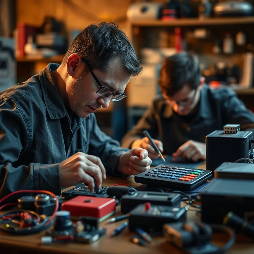 Soldering & Electronics: calculators and real gear takes.