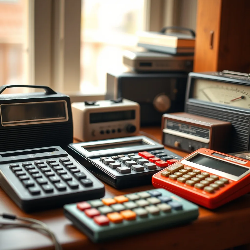 Vintage Radios: calculators and real gear takes.